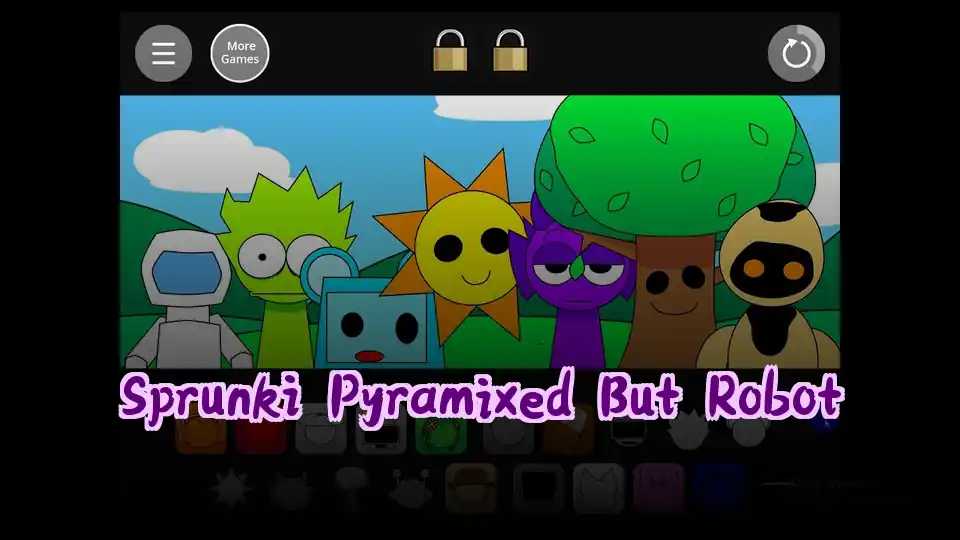 Sprunki Pyramixed But Robot