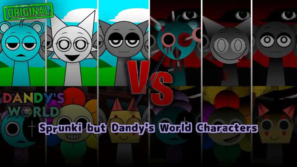 Sprunki but Dandy's World Characters