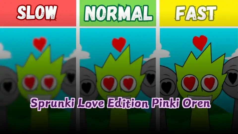 Sprunki Love Edition Pinki Oren