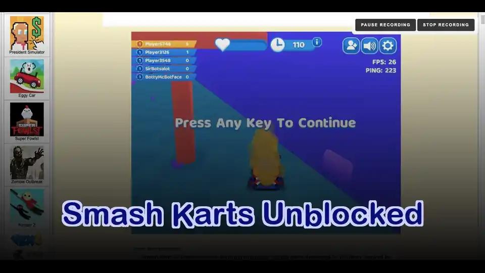 Smash Karts Unblocked by Sprunked Game