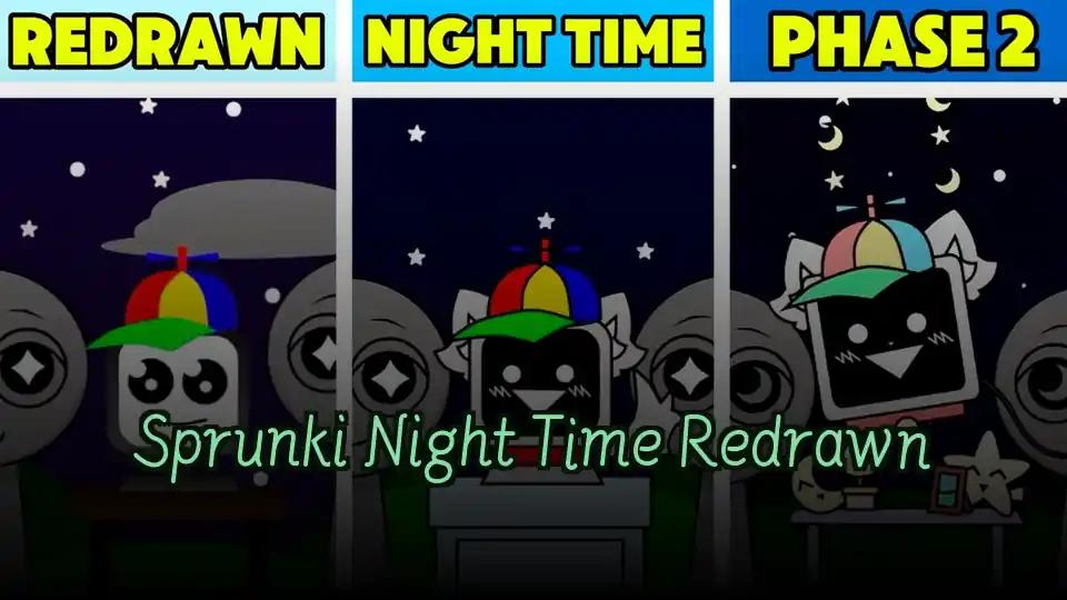 Sprunki Night Time Redrawn by Sprunked Game